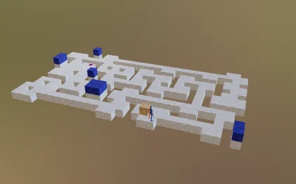 3D sokoban screen 3